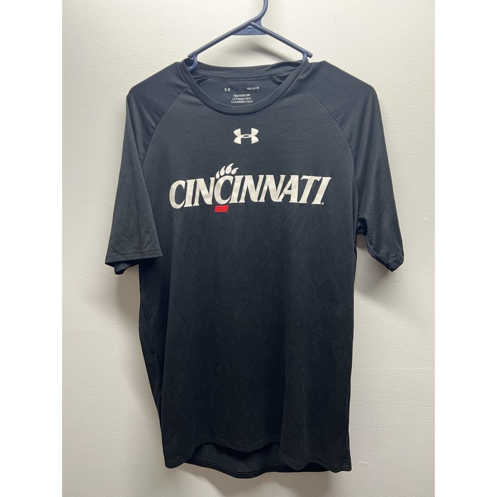 #B192 Cincinnati NCAA Black MEN MediumUNDER ARMOR SHIRT